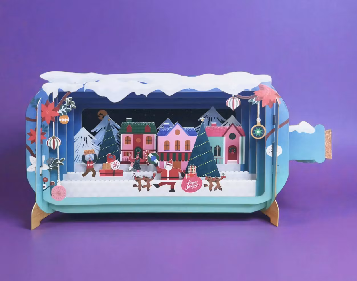 Alljoy Design -  Flaskepost  - Christmas Village Celebration