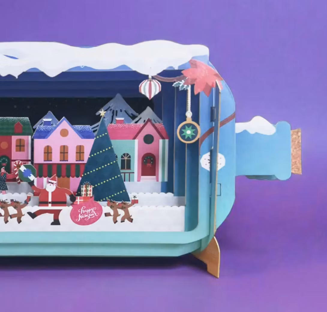 Alljoy Design -  Flaskepost  - Christmas Village Celebration
