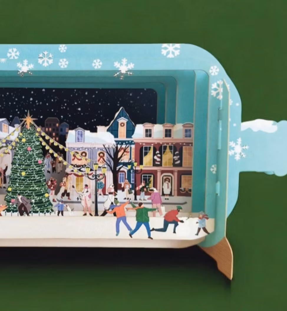 Alljoy Design -  Flaskepost  - Christmas Village