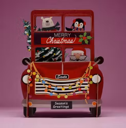 Alljoy Design -  Popup Julekort - Julebuss