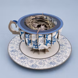 A Cup of Tea Pop Up Card - Kaniner