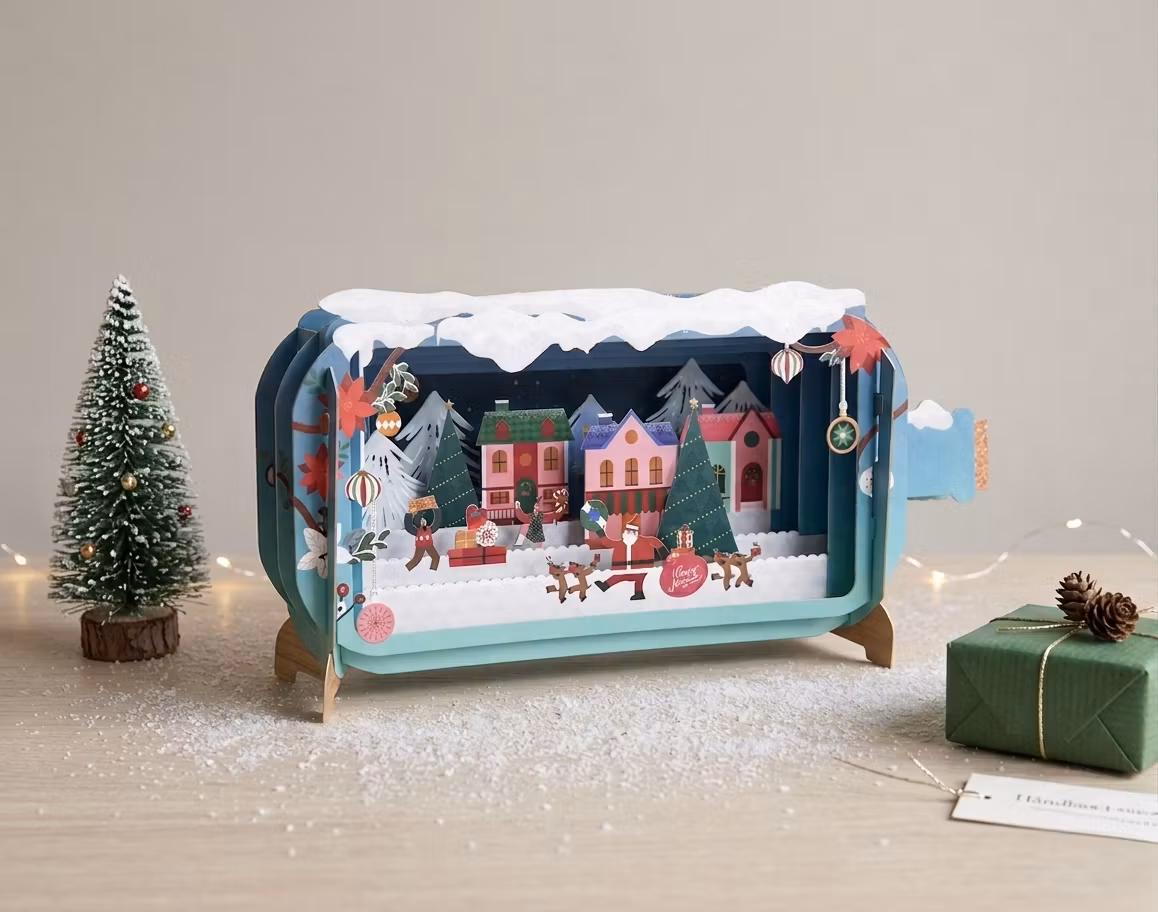 Alljoy Design -  Flaskepost  - Christmas Village Celebration