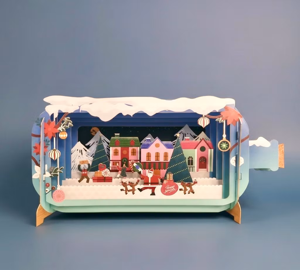 Alljoy Design -  Flaskepost  - Christmas Village Celebration
