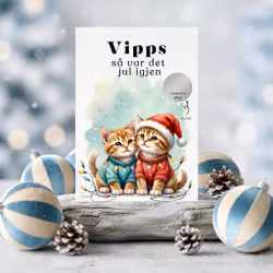 Vipps Julekort - Julekatter