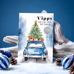Vippskort - Hjem til jul
