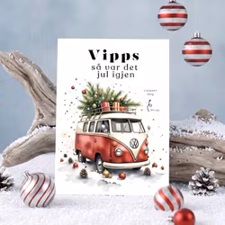 Vipps Julekort - Campervan