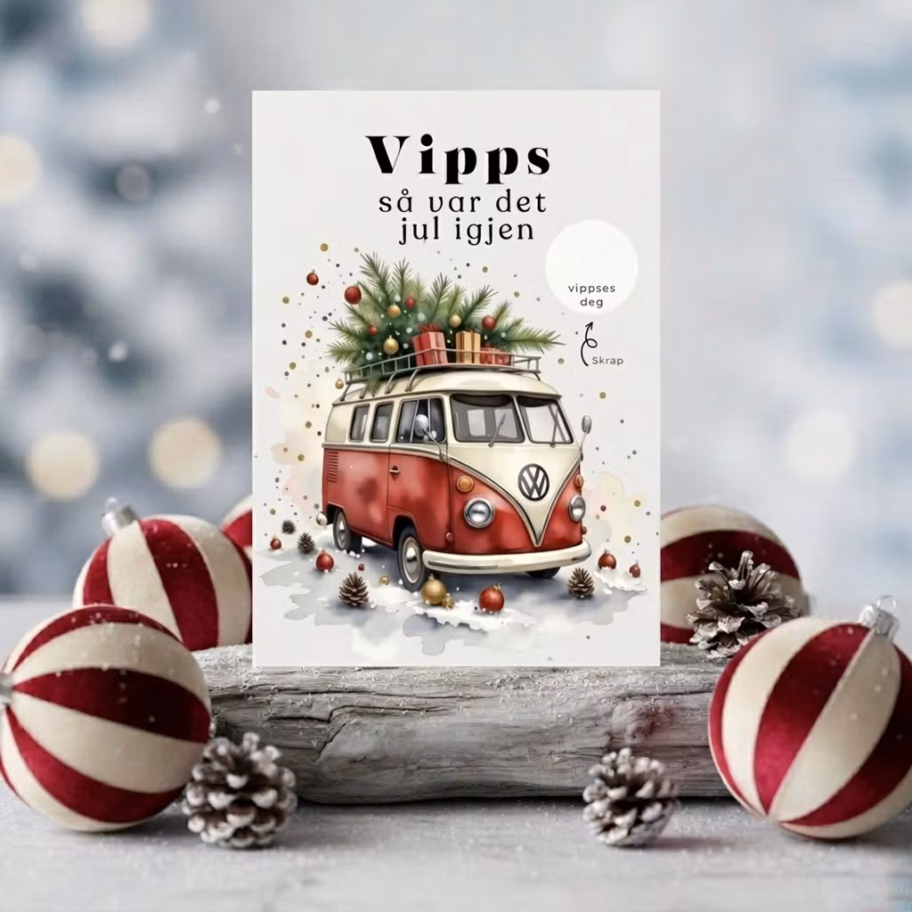 Vipps Julekort - Campervan