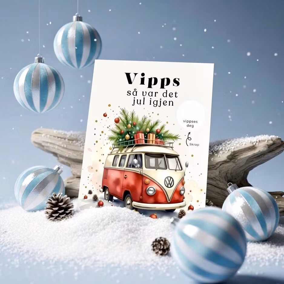 Vipps Julekort - Campervan