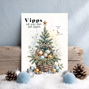 Vipps Julekort - Juletre