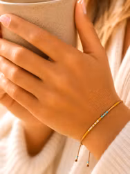Mini Beads Armbånd - Gul