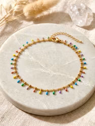Brenda Grands - Color Leaf Gold Bracelet