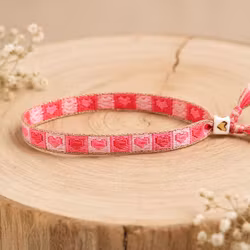 Ribbon Bracelet - Hearts