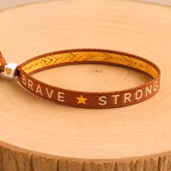 Ribbon Bracelet - Brave & Strong