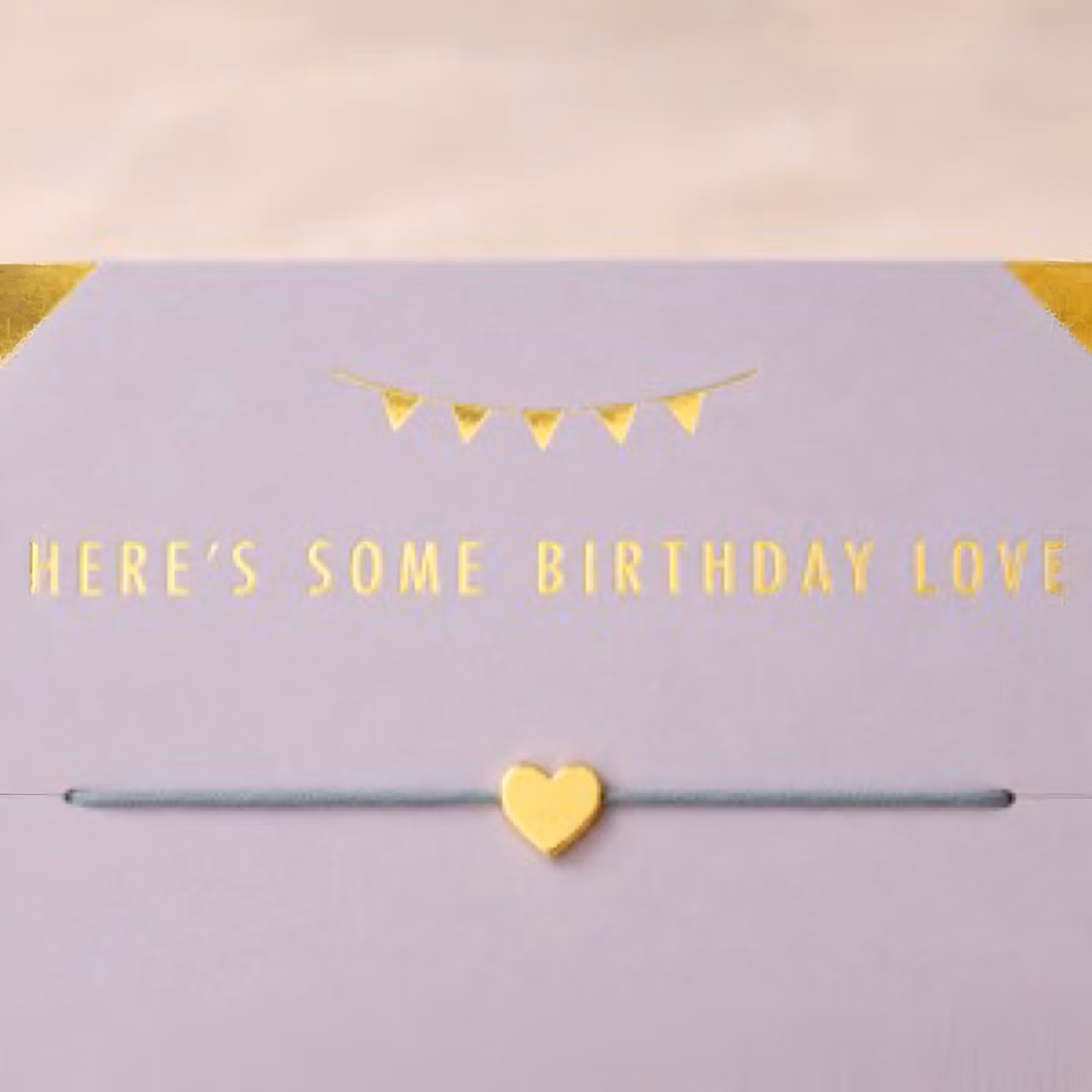 Lucky Feather - Birthday Love Bracelet - Heart
