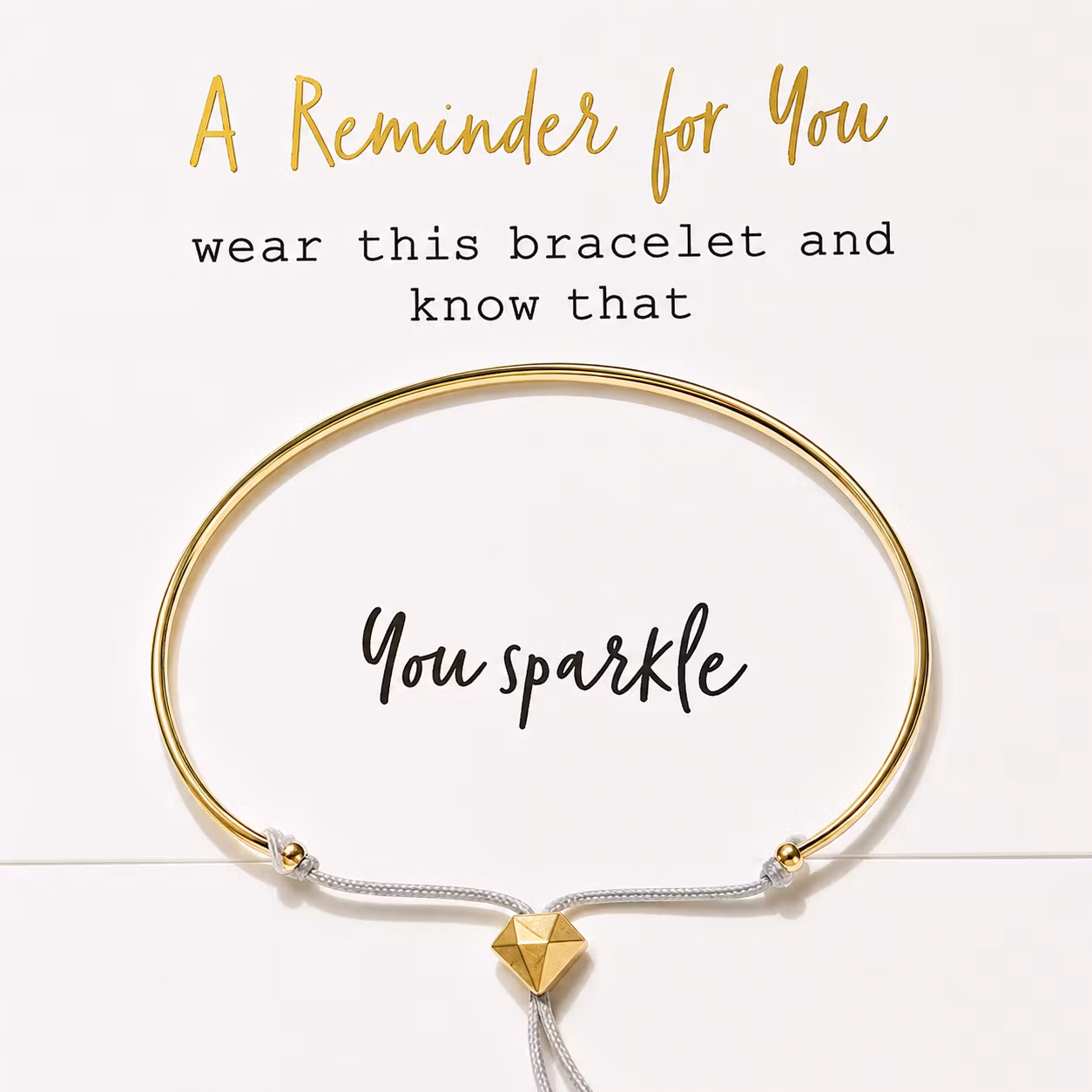 Lucky Feather - "You SPARKLE" Bracelet