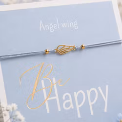 Crystals HCA Jewellery -  "Be Happy Bracelet" -  Angel Wing