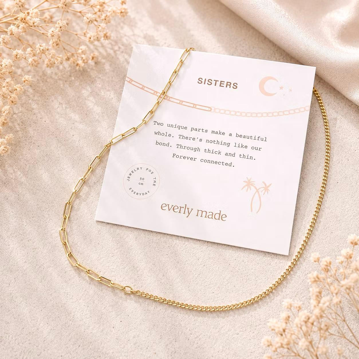 Everly Made - SISTER Gullkjede