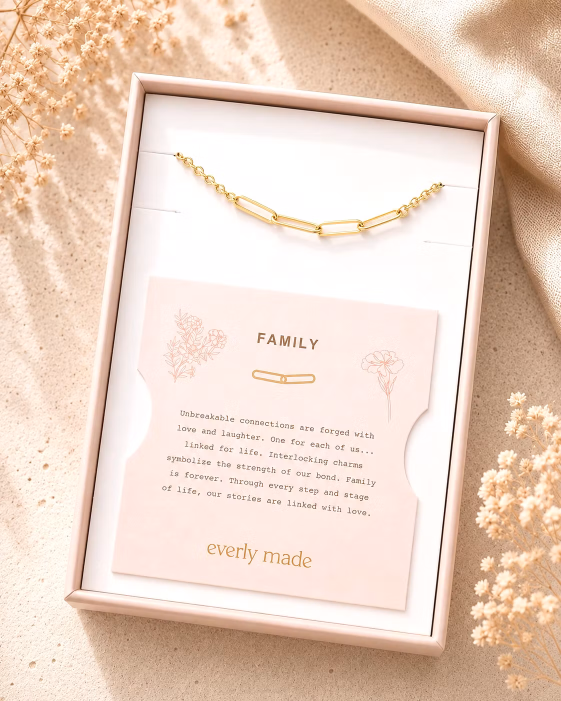Everly Made - Gullarmbånd -FAMILY  4