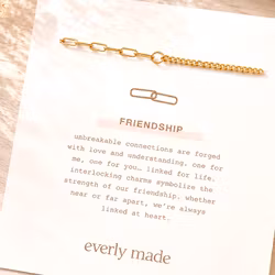 Everly Made - FRIENDSHIP  armbånd i Gull