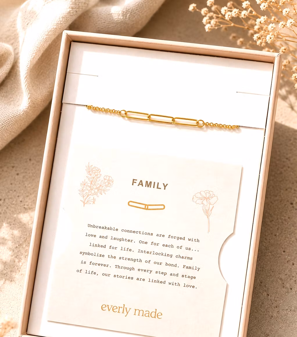 Everly Made - Gullarmbånd -FAMILY  3