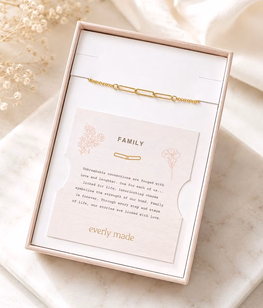 Everly Made - Gullarmbånd -FAMILY  3
