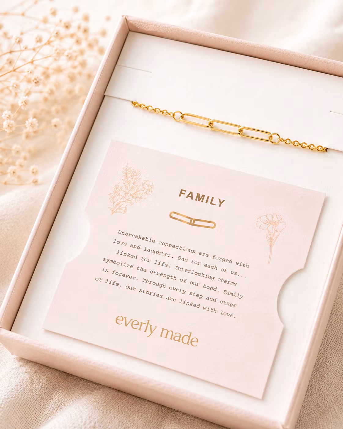 Everly Made - Gullarmbånd -FAMILY  3