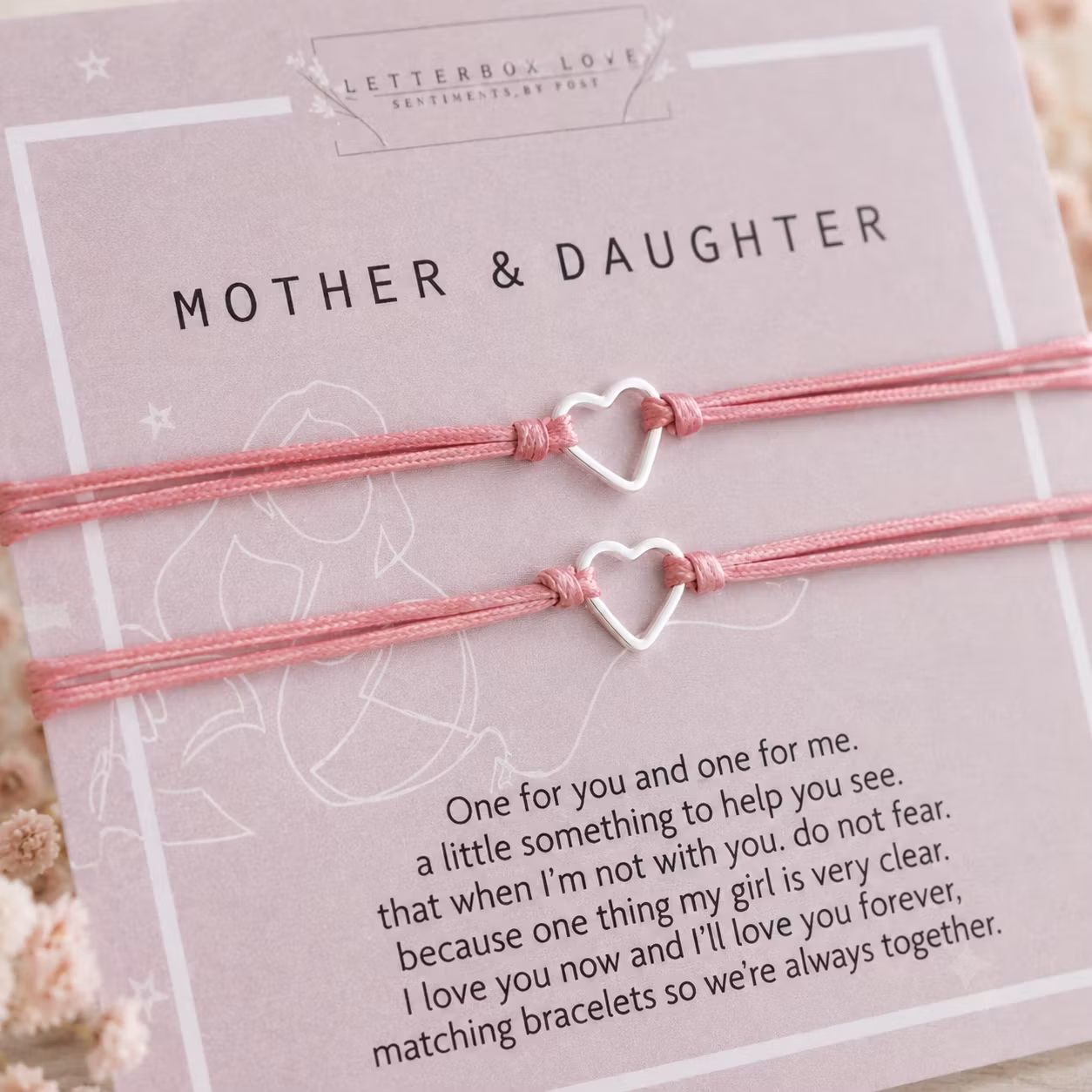 Letterbox Love - Mother & Daughter Wish Bracelet