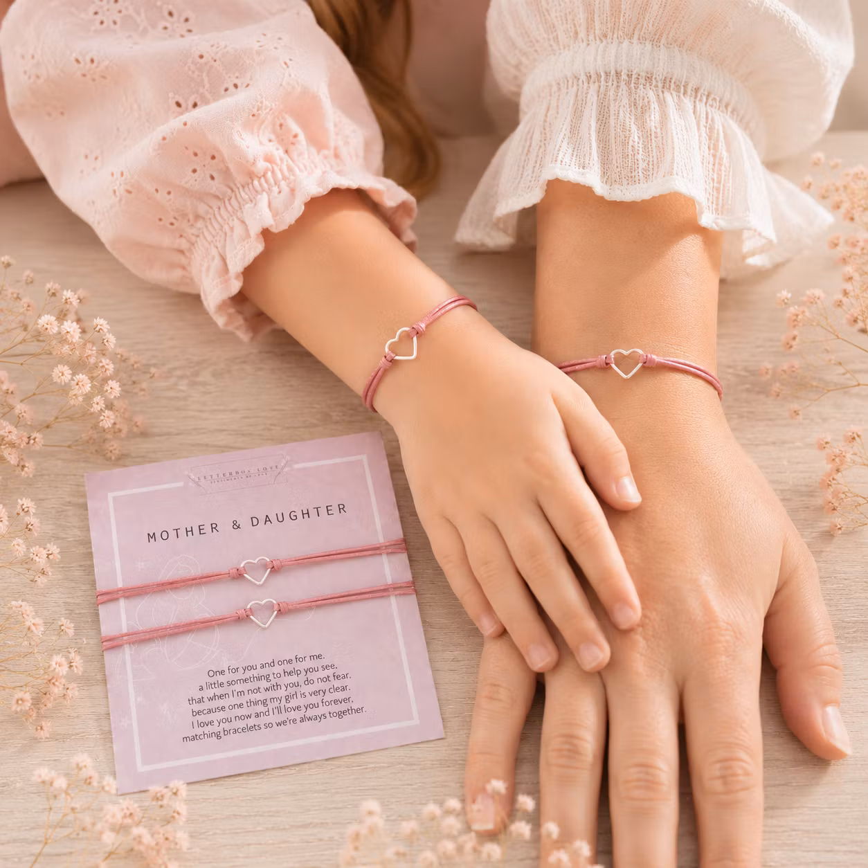 Letterbox Love - Mother & Daughter Wish Bracelet