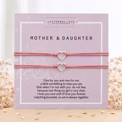 Letterbox Love - Mother & Daughter Wish Bracelet