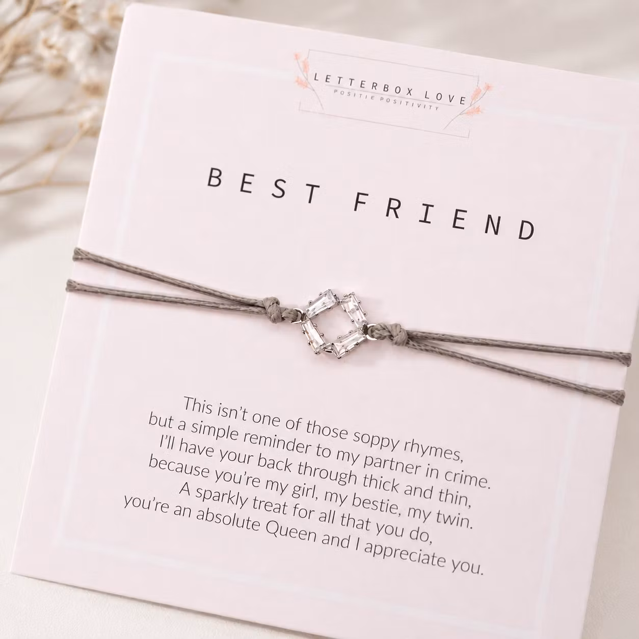 Letterbox Love - Best Friend Wish Bracelet