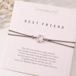 Letterbox Love - Best Friend Wish Bracelet
