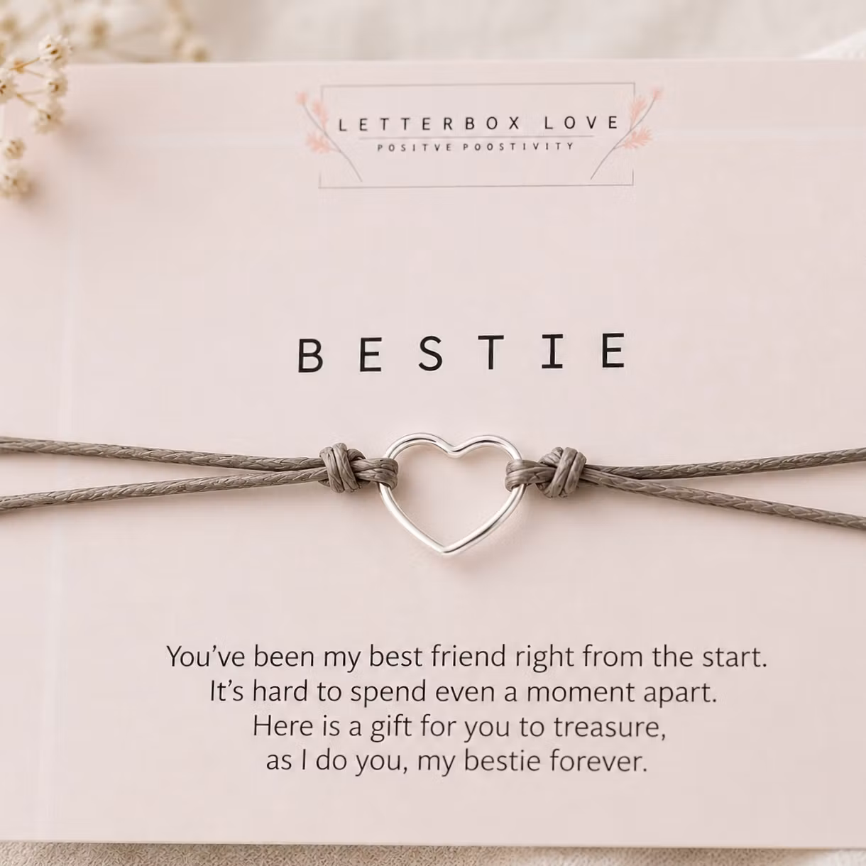 Letterbox love - bestie Armbånd