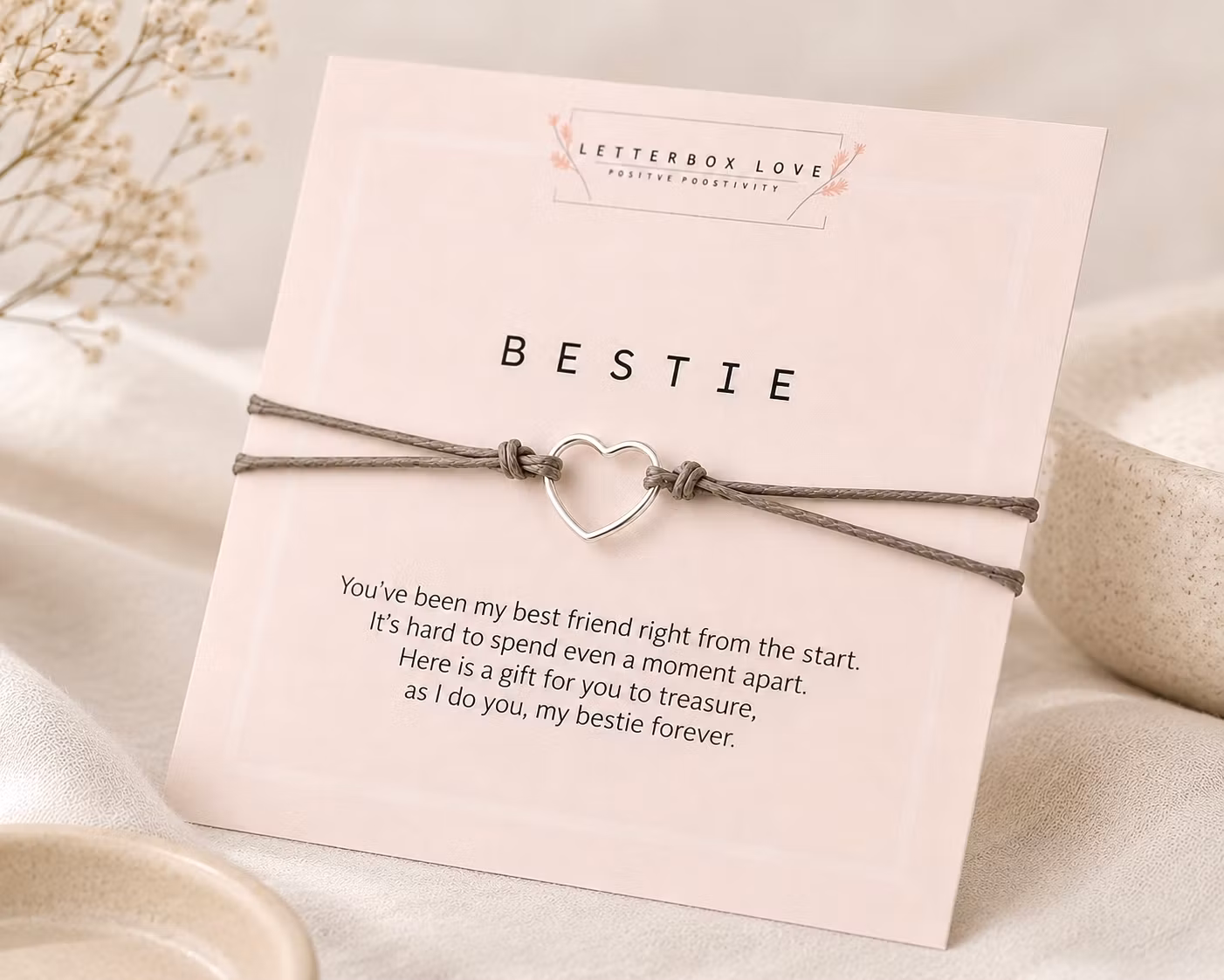 Letterbox love - bestie Armbånd