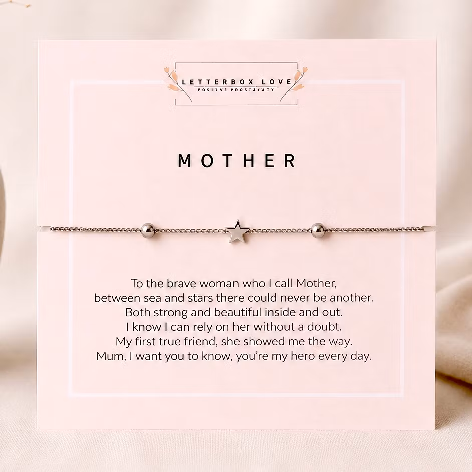 Letterbox Love - Mother Silver Bracelet