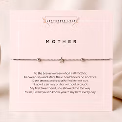 Letterbox Love - Mother Silver Bracelet