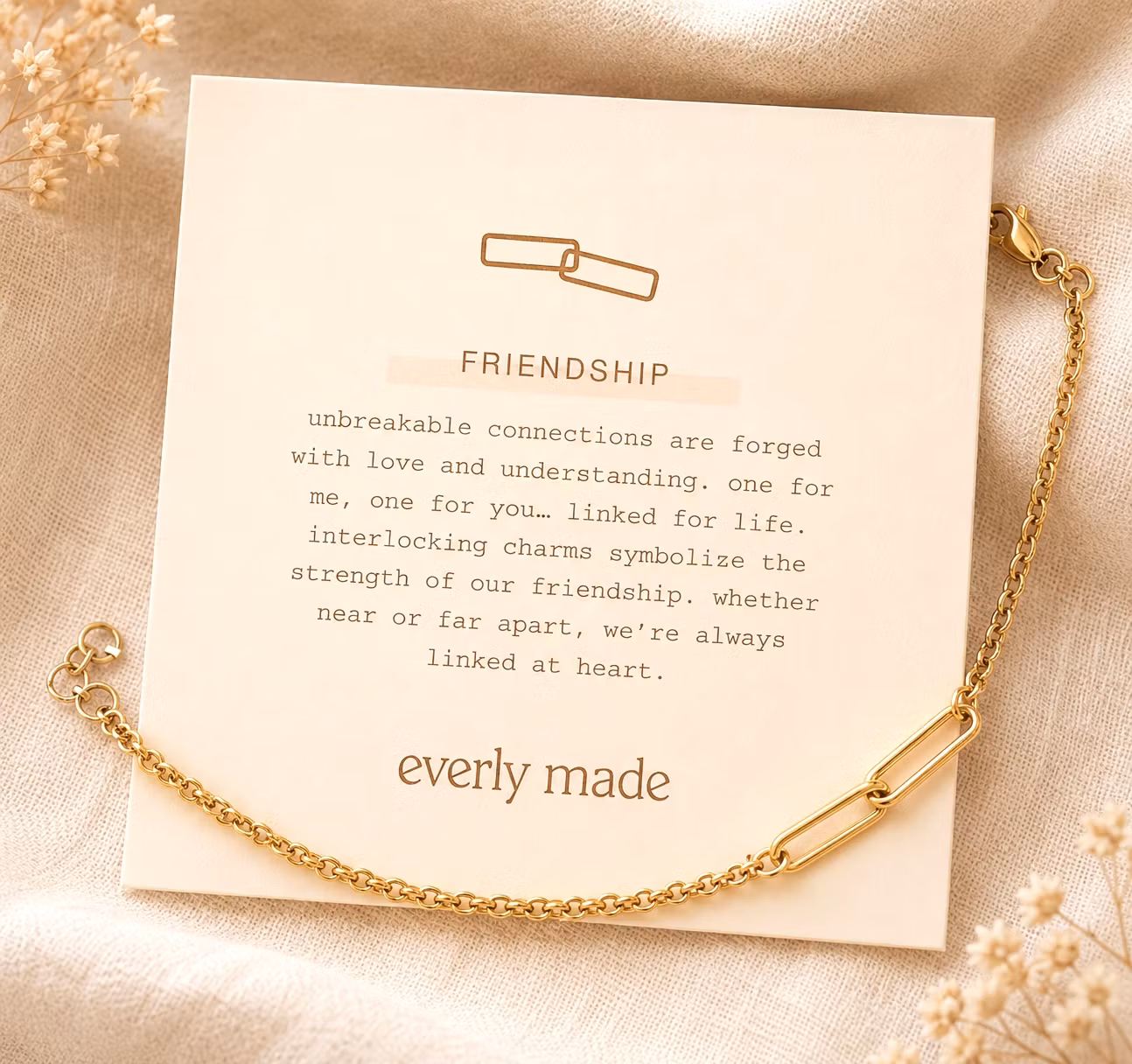 Everly Made - Gullarmbånd - FRIENDS 2
