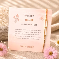 Everly Made - MOR & DATTER Gullarmbånd