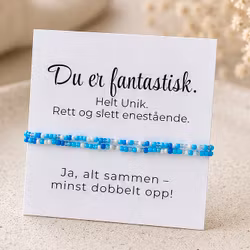 Smykkekort - Du er fantastisk  ✨
