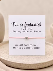 Smykkekort- Du er fantastisk  ✨