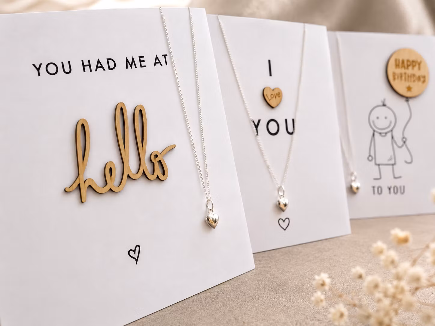 You had me at hello -  - kort med sølvkjede