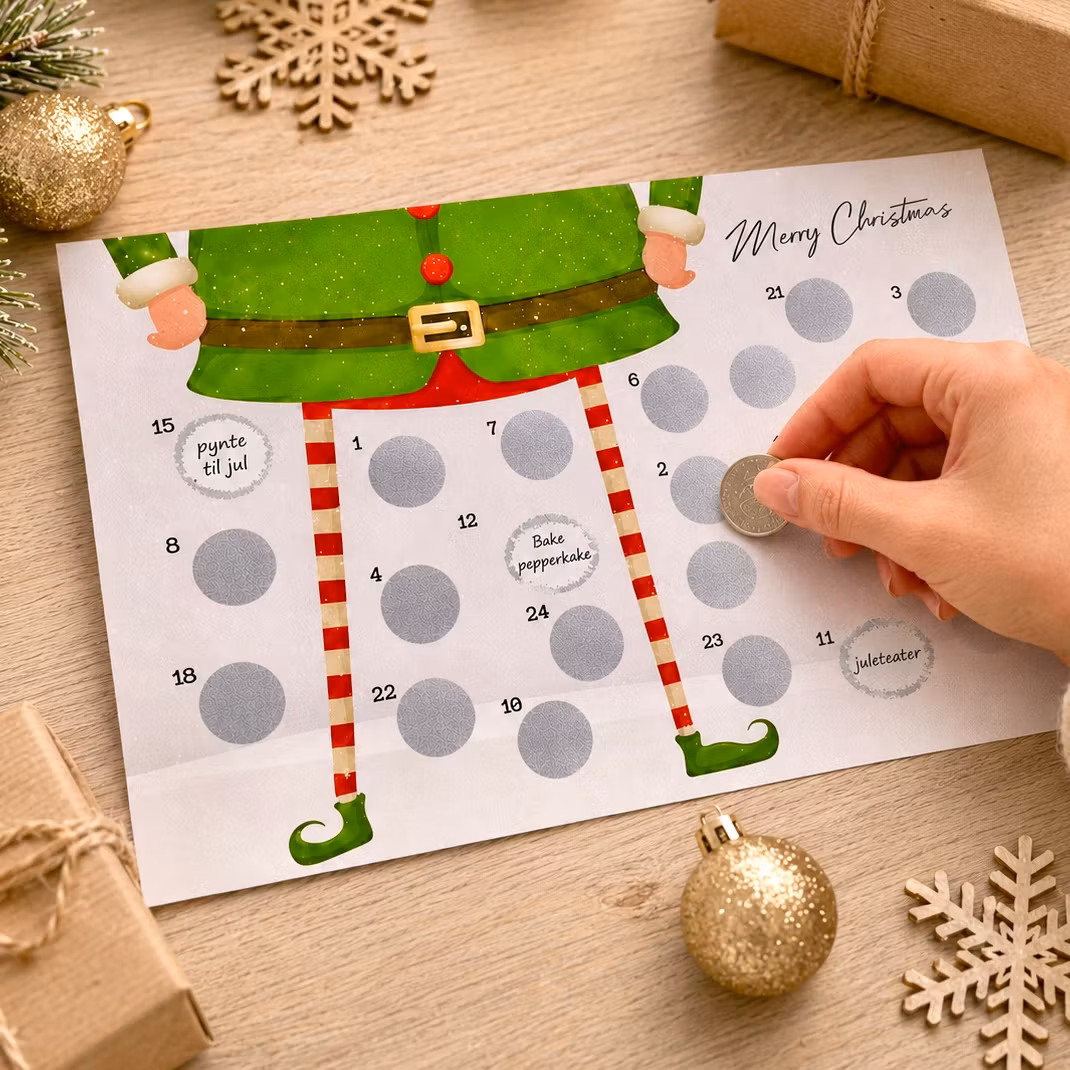 Scratch-off Julekalender - Alv