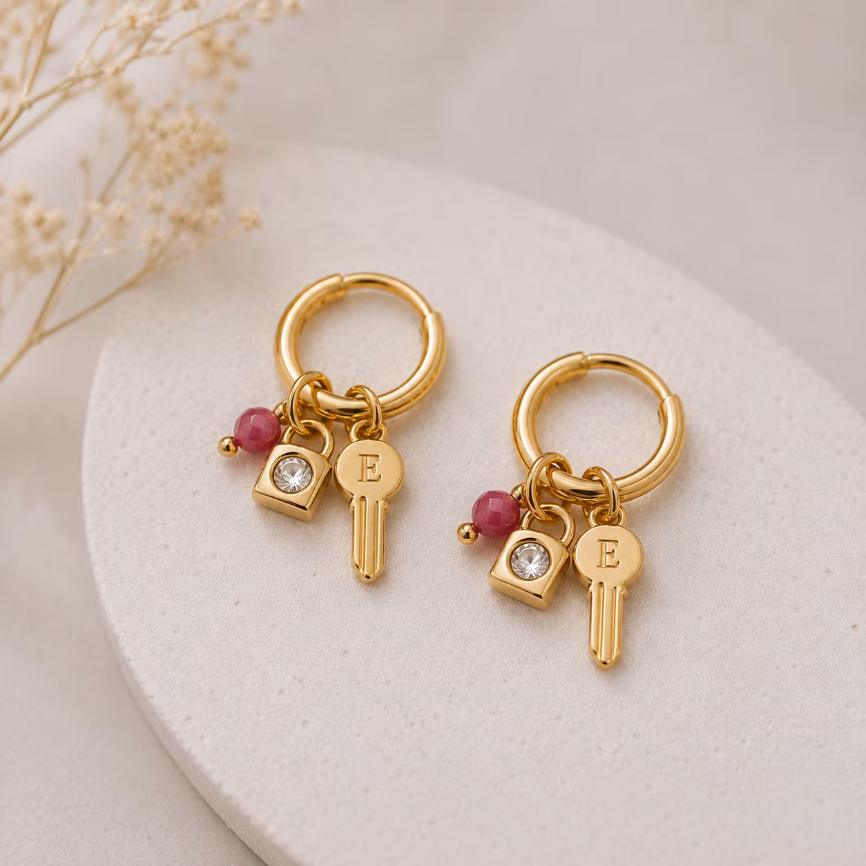 Sansira Jewellery - Gold Hoops