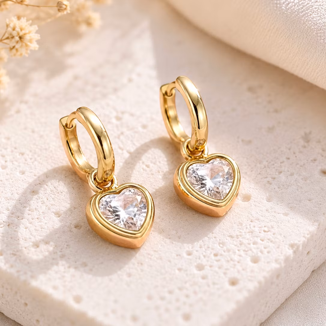 Hjerteformede Hoops
