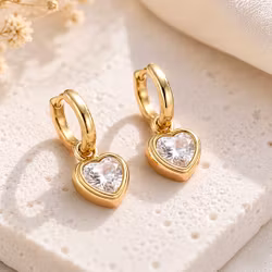 Hjerteformede Hoops