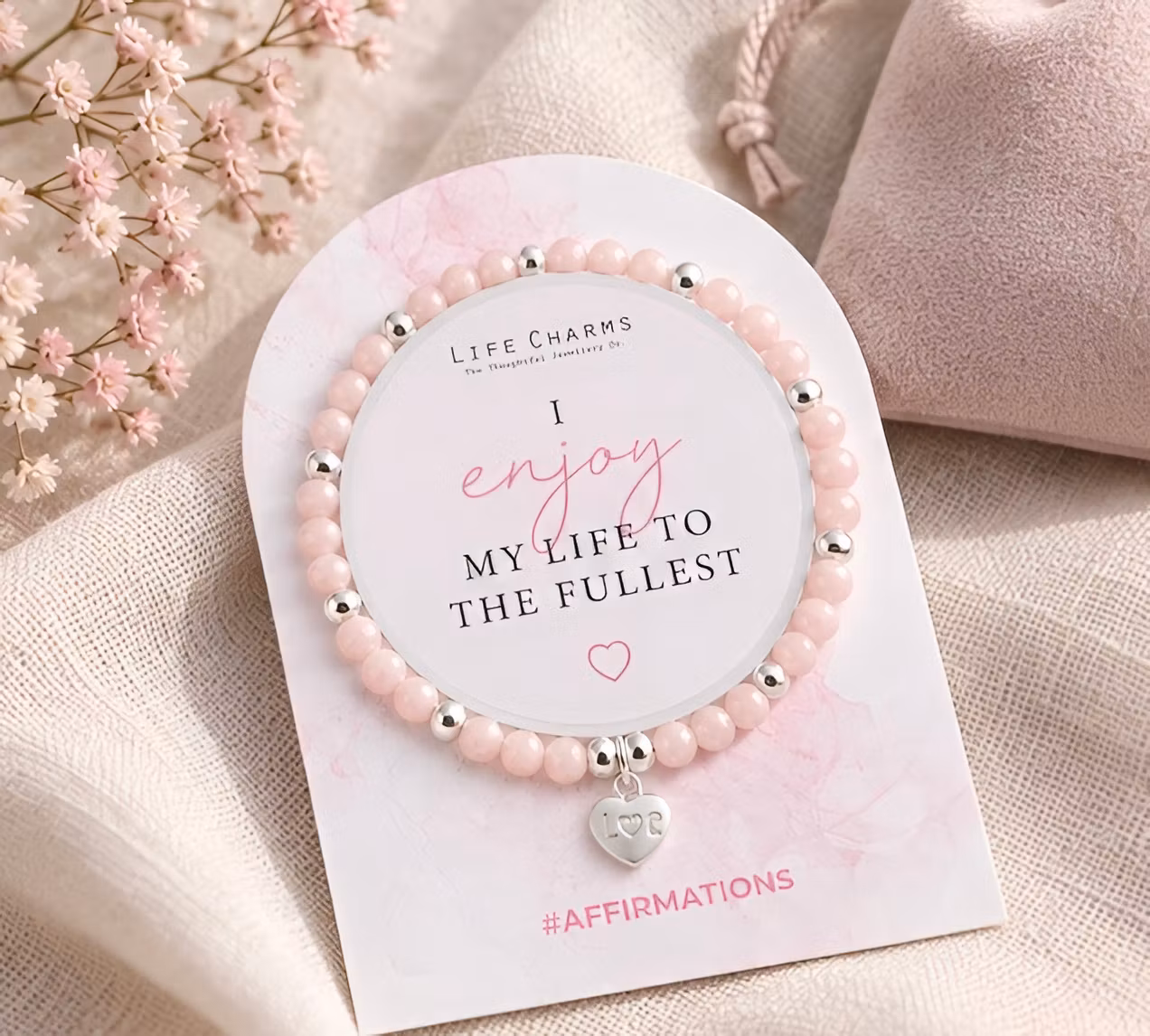 Life Charms - Affirmation Bracelet - I enjoy Life
