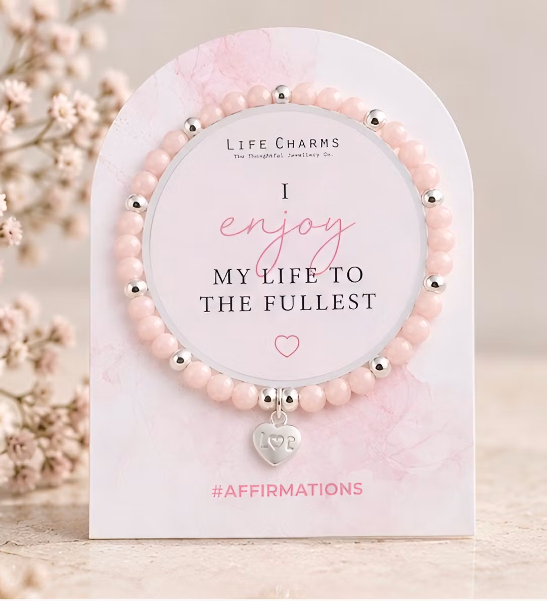 Life Charms - Affirmation Bracelet - I enjoy Life