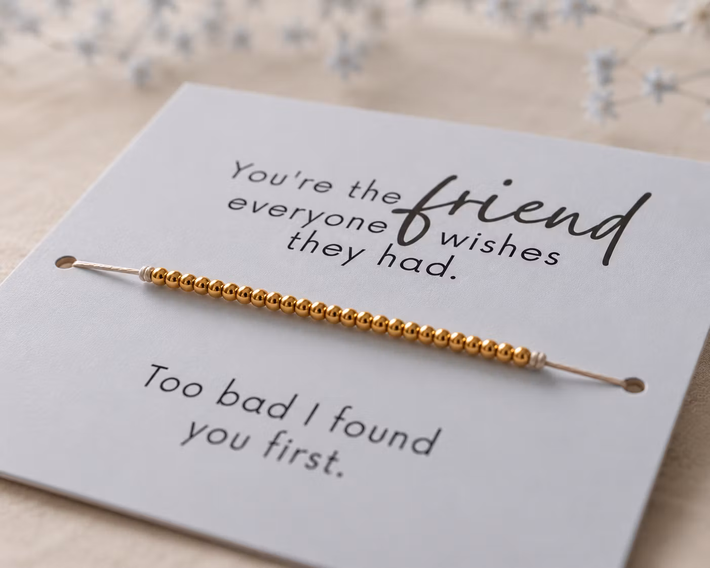 Smykkekort- The Friend ✨