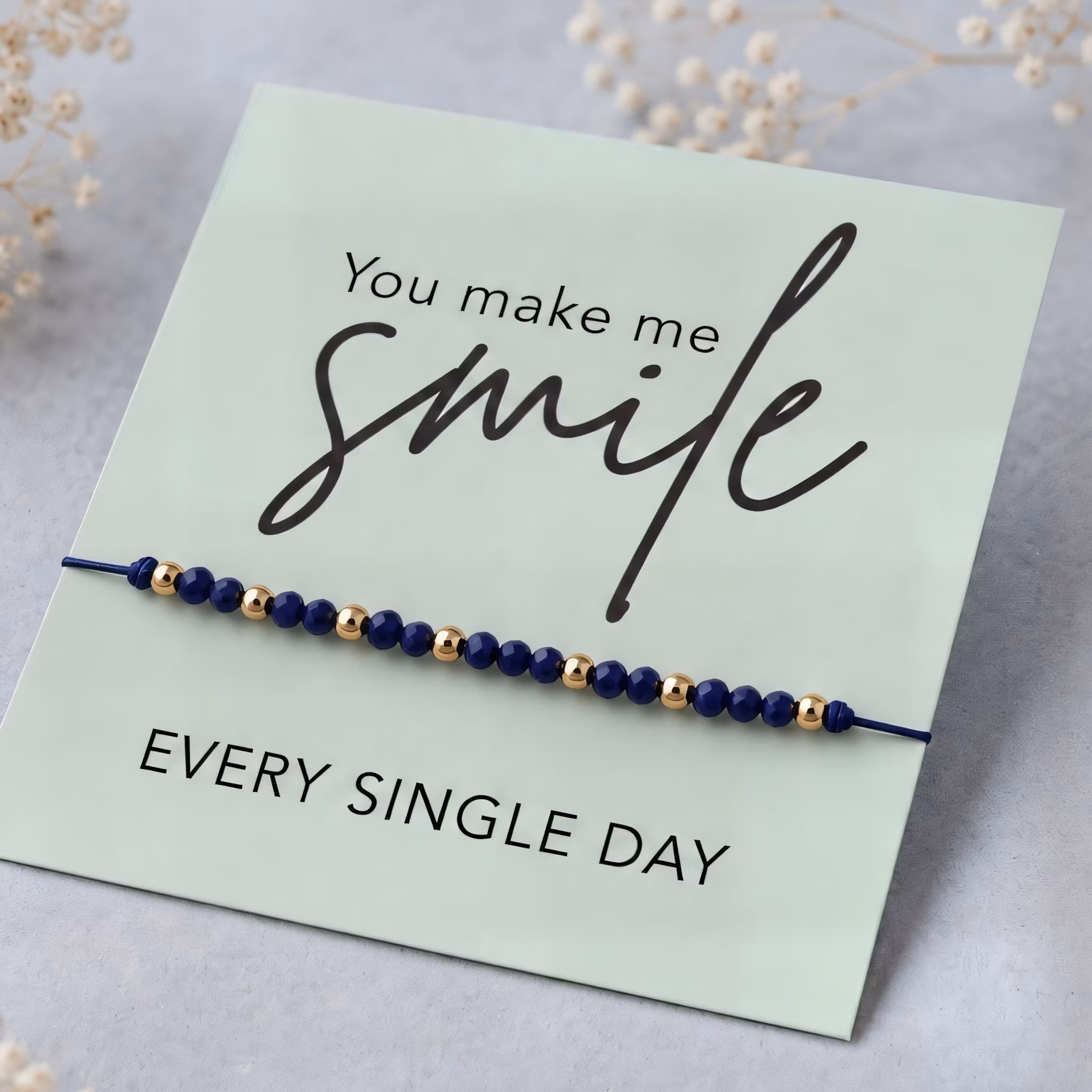 Smykkekort- You make me Smile ✨