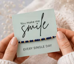 Smykkekort- You make me Smile ✨