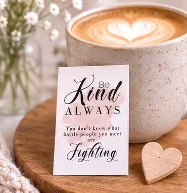 9pk Kindness Cards m/kortholder